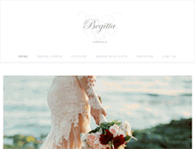 Tablet Screenshot of bridal.begitta.com